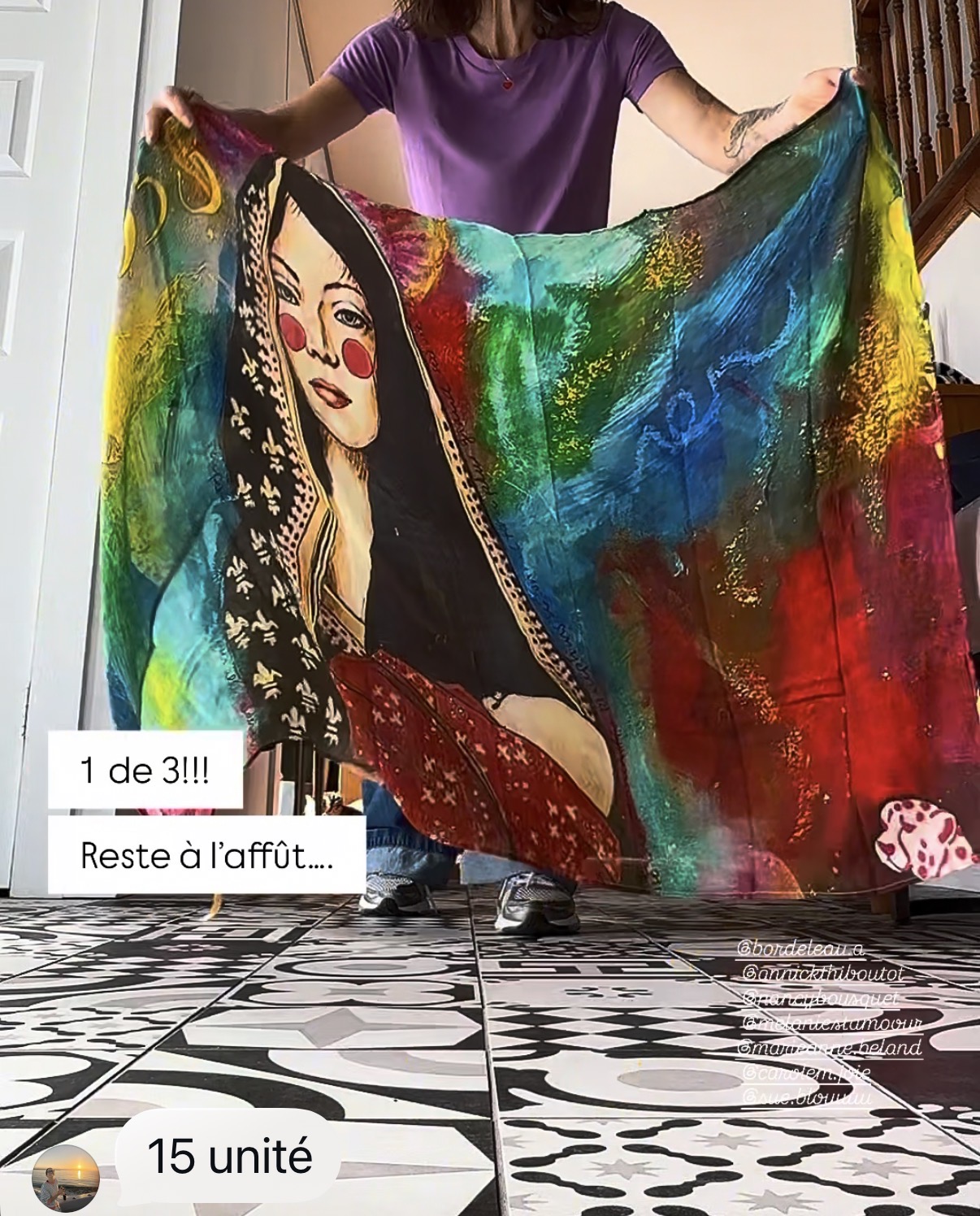 Foulard Simone mousseline – Image 2